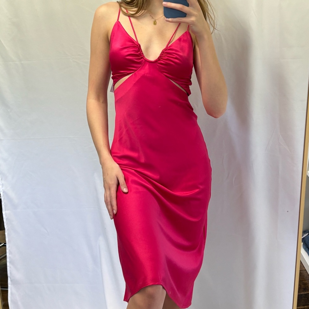 Dynamite satin midi dress - Picture 1 of 6